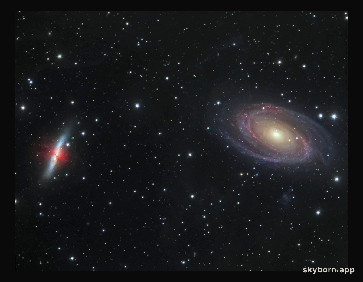 Galaxy Wars: M81 versus M82