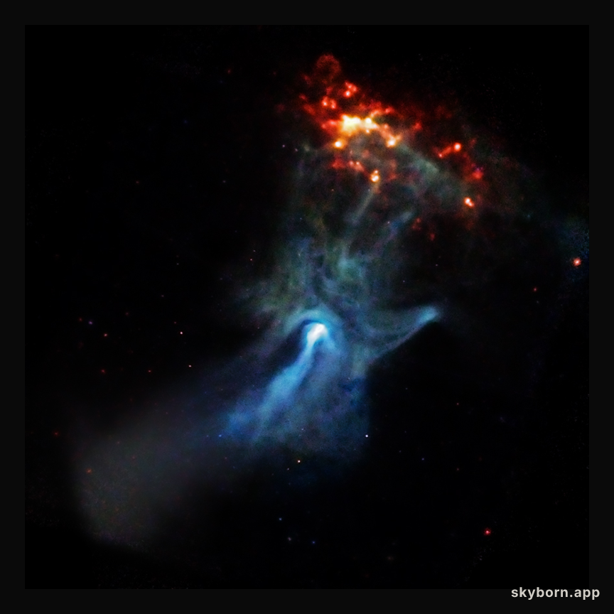 A Pulsar's Hand