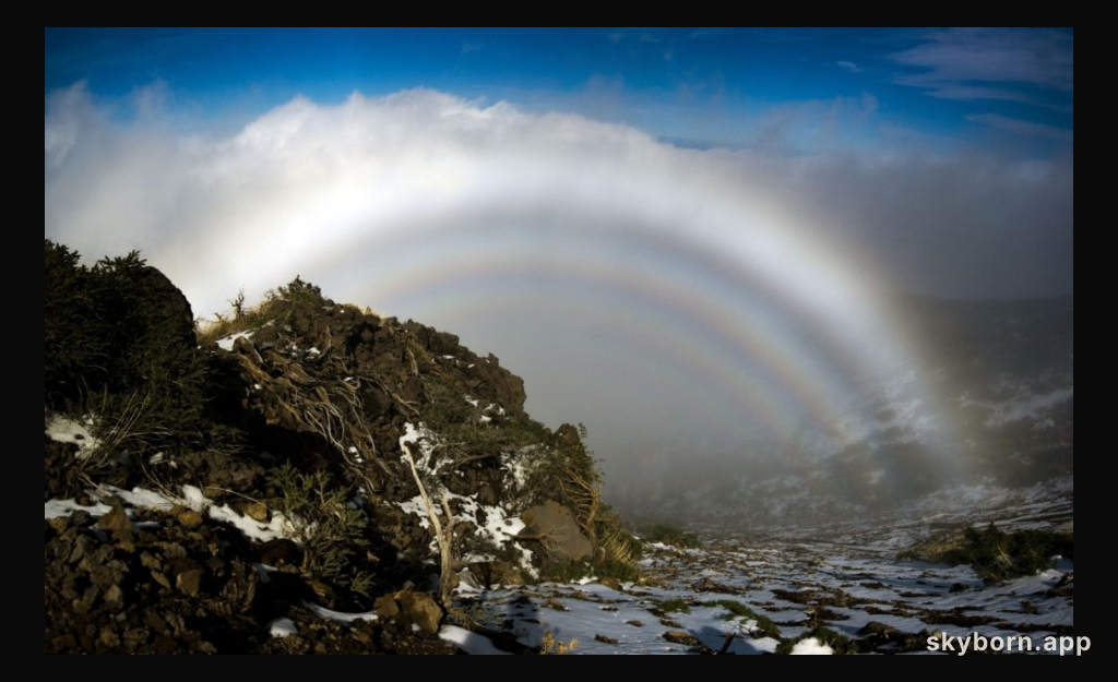 A Hall of Mountain Fogbows