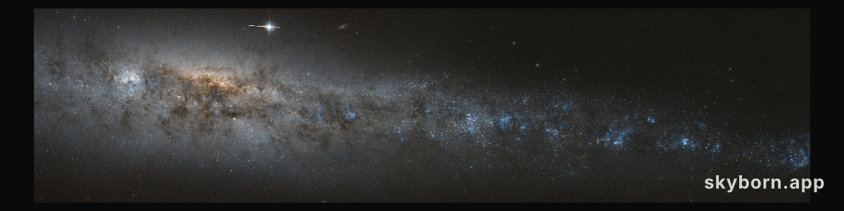 Panorama of the Whale Galaxy
