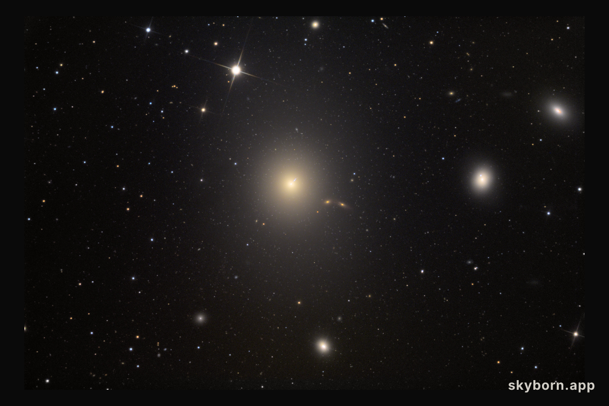 M87: Elliptical Galaxy with Jet