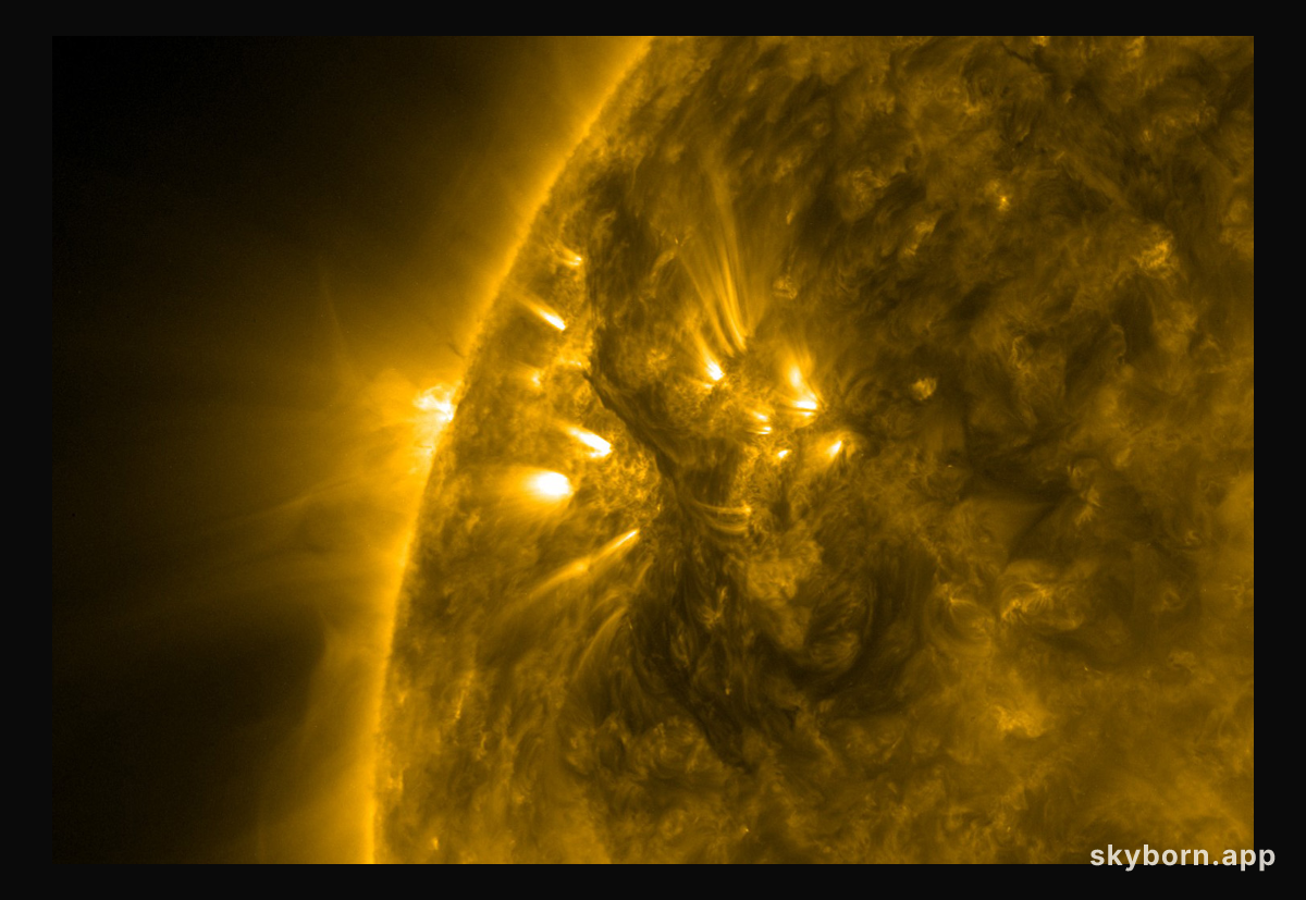 Dark Filament of the Sun