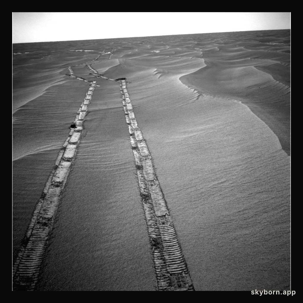 Looking Back Across Mars