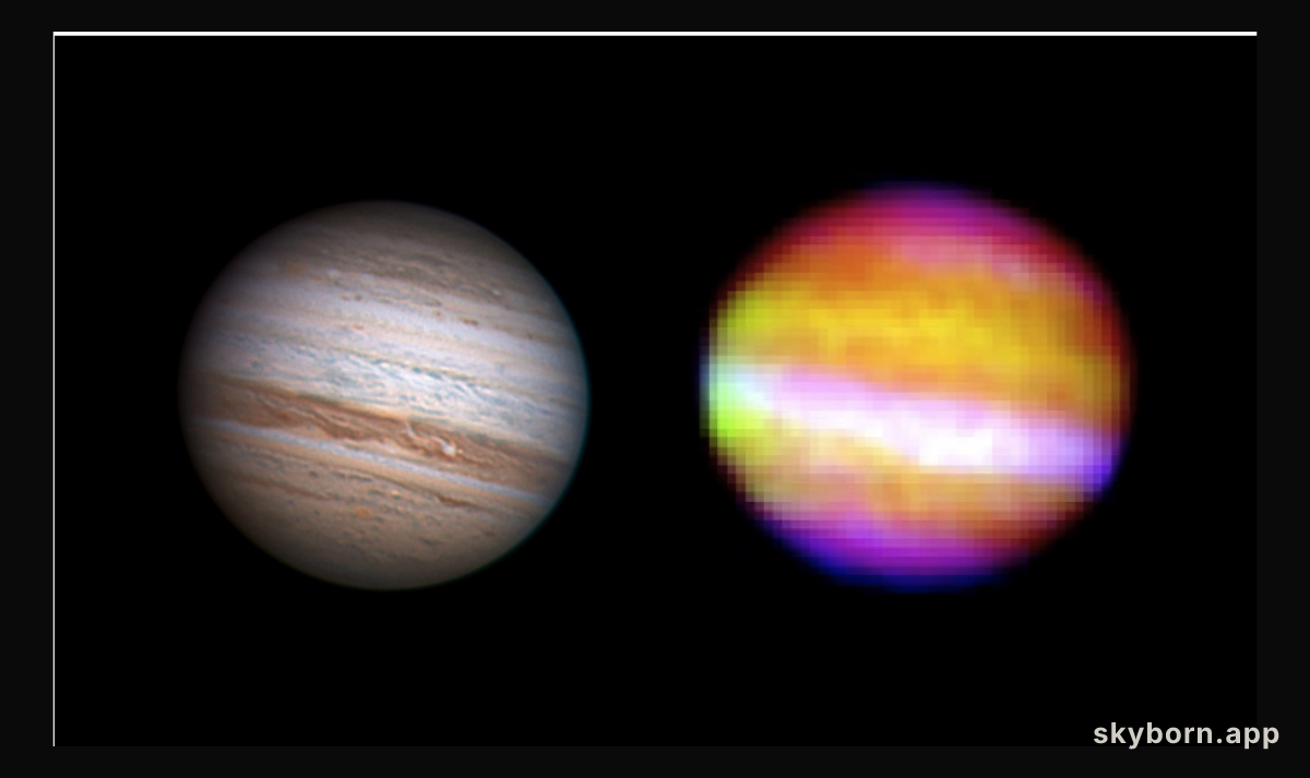 Jupiter from the Stratosphere