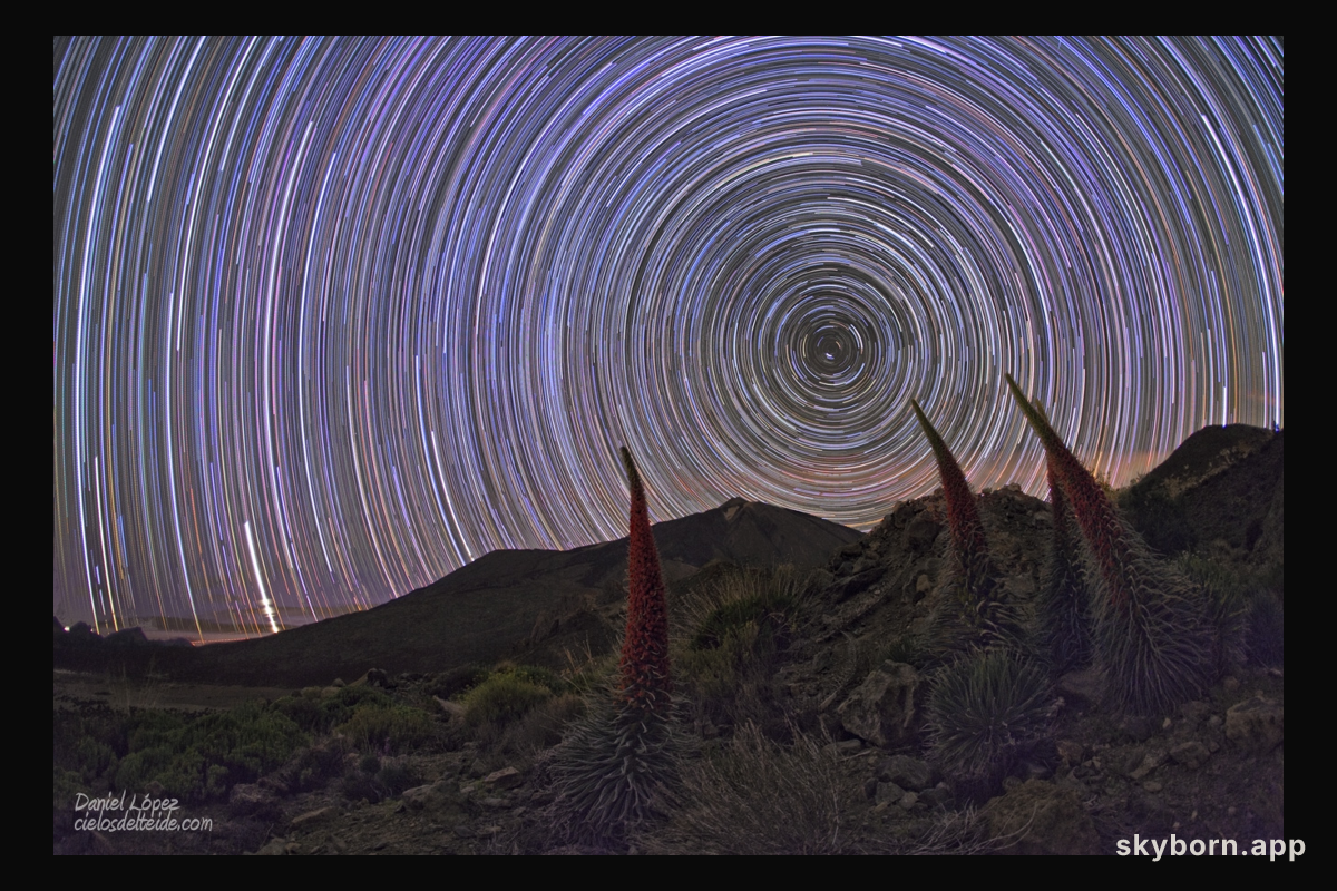 Star Trails and Tajinastes