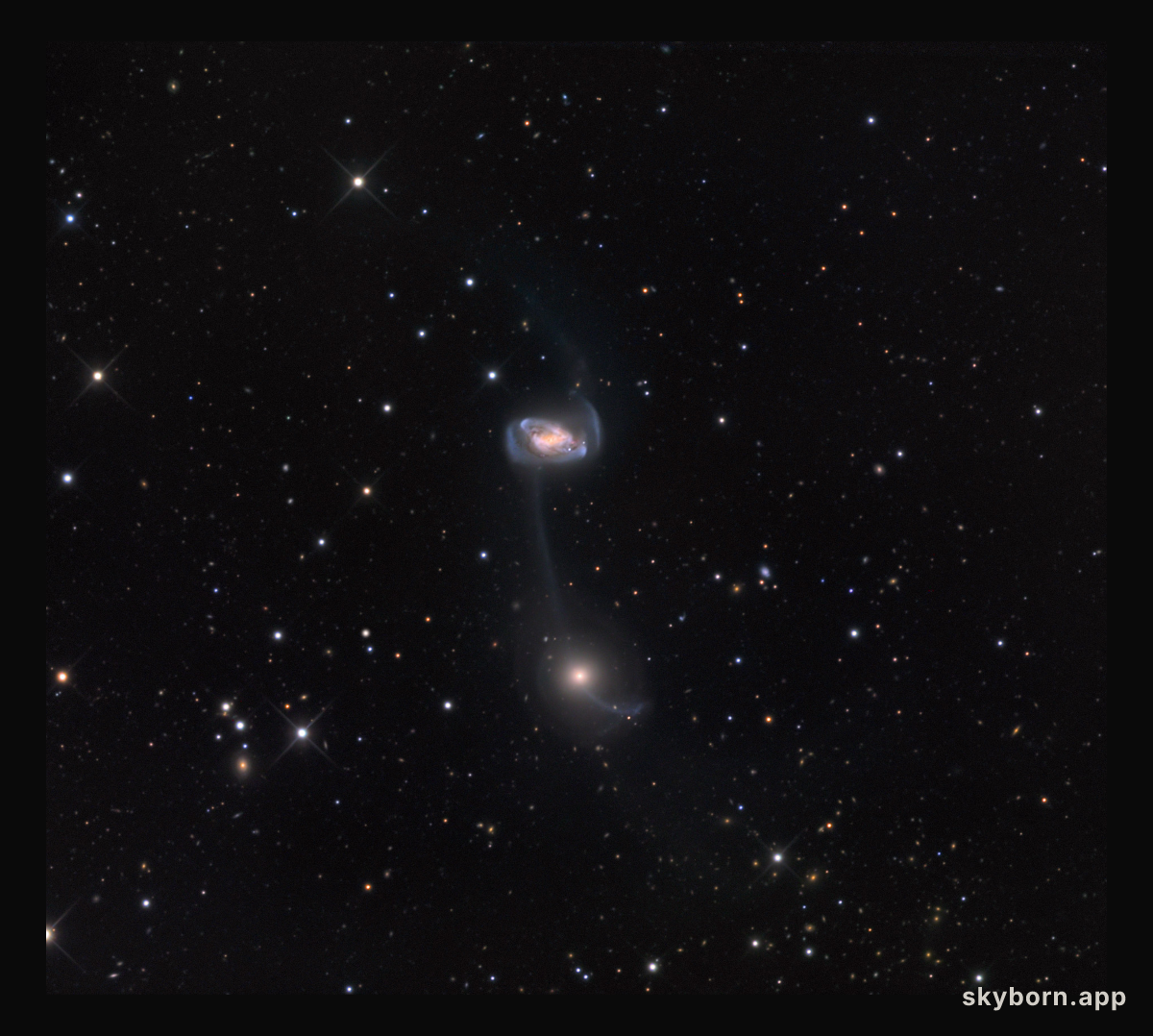 Galaxies on a String