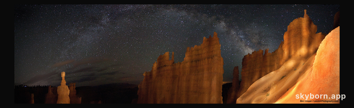 The Milky Way Over Bryce Canyon