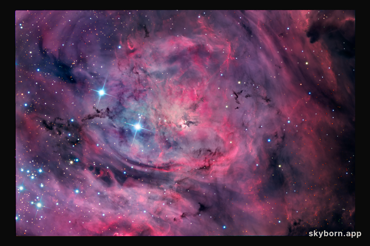 M8: The Lagoon Nebula