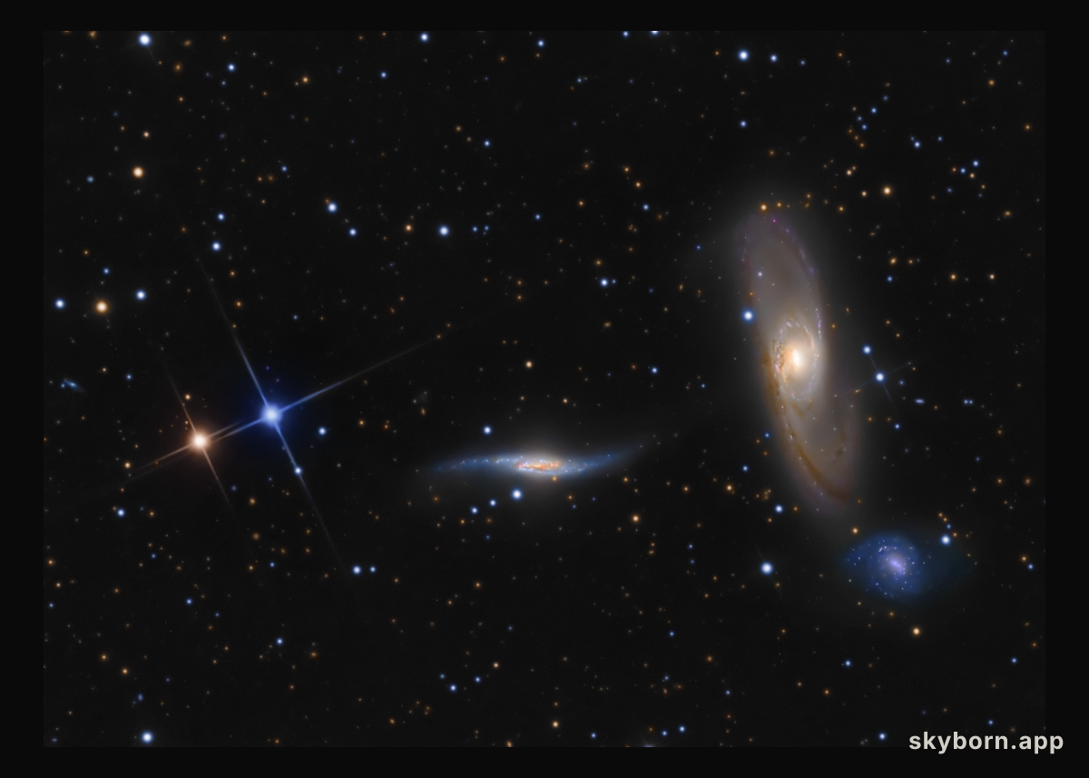 Arp 286: Trio in Virgo