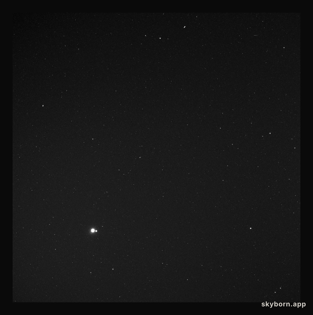Earth and Moon from MESSENGER