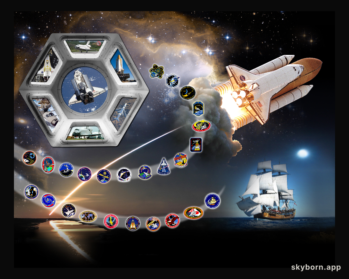 Space Shuttle Tribute Poster: Endeavour