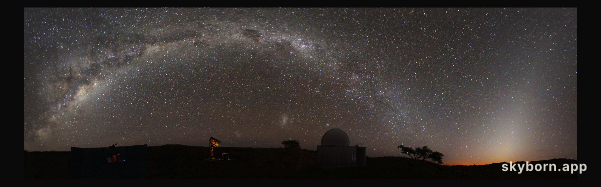 Zodiacal Light Over Namibia