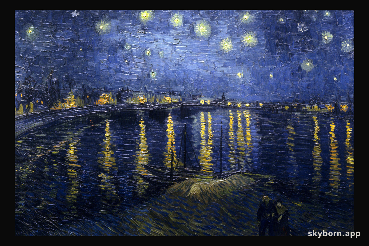 Starry Night Over the Rhone