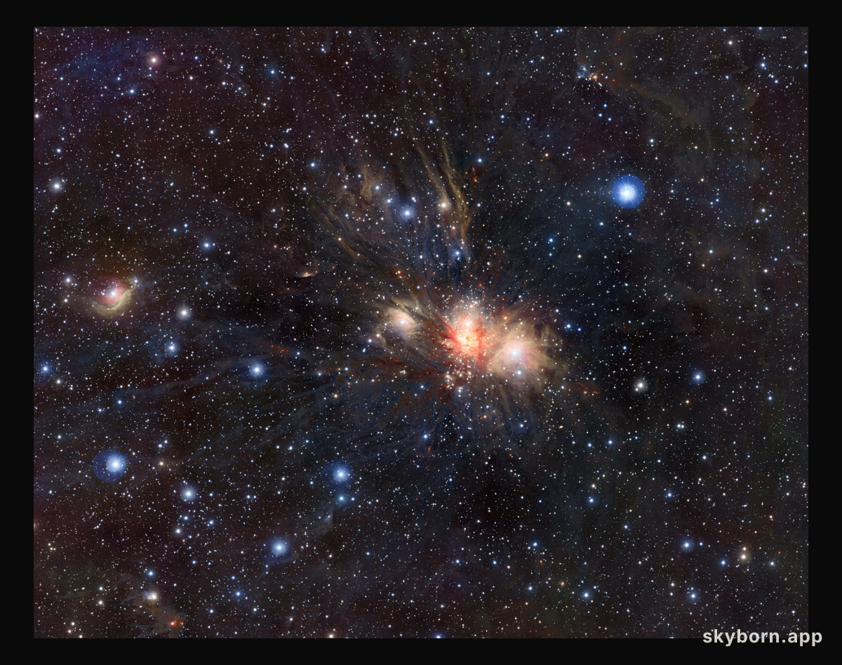 Vista with NGC 2170