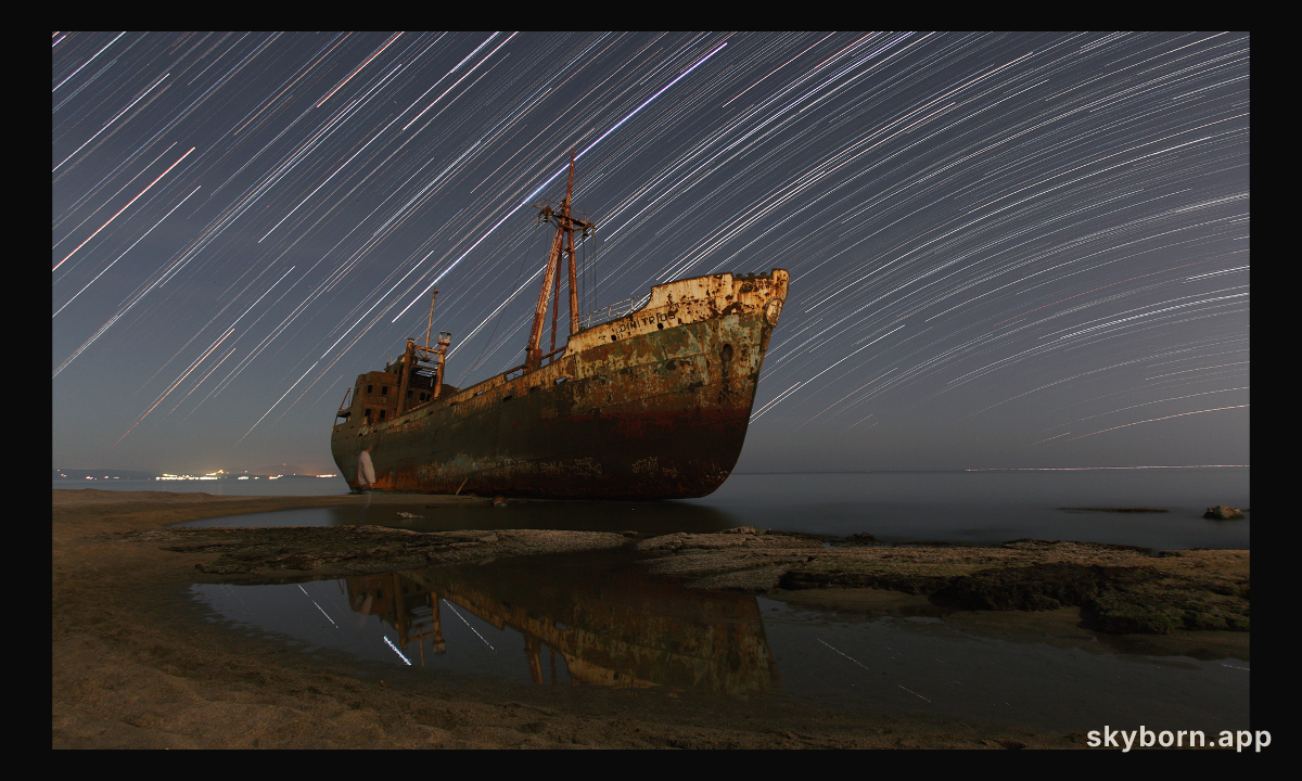 Star Trails and the Captain's Ghost