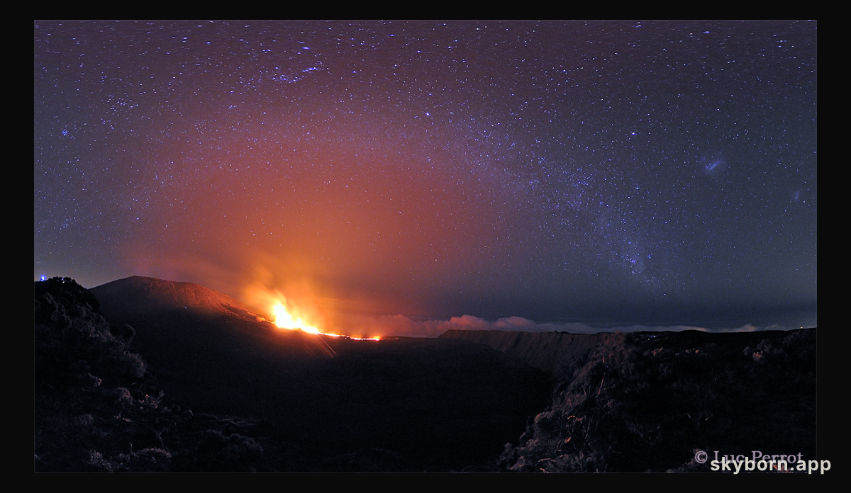 The Milky Way Over the Peak of the Furnace