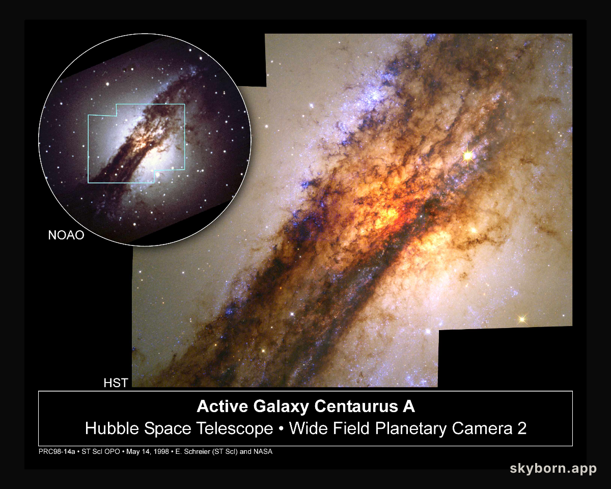 The Center of Centaurus A