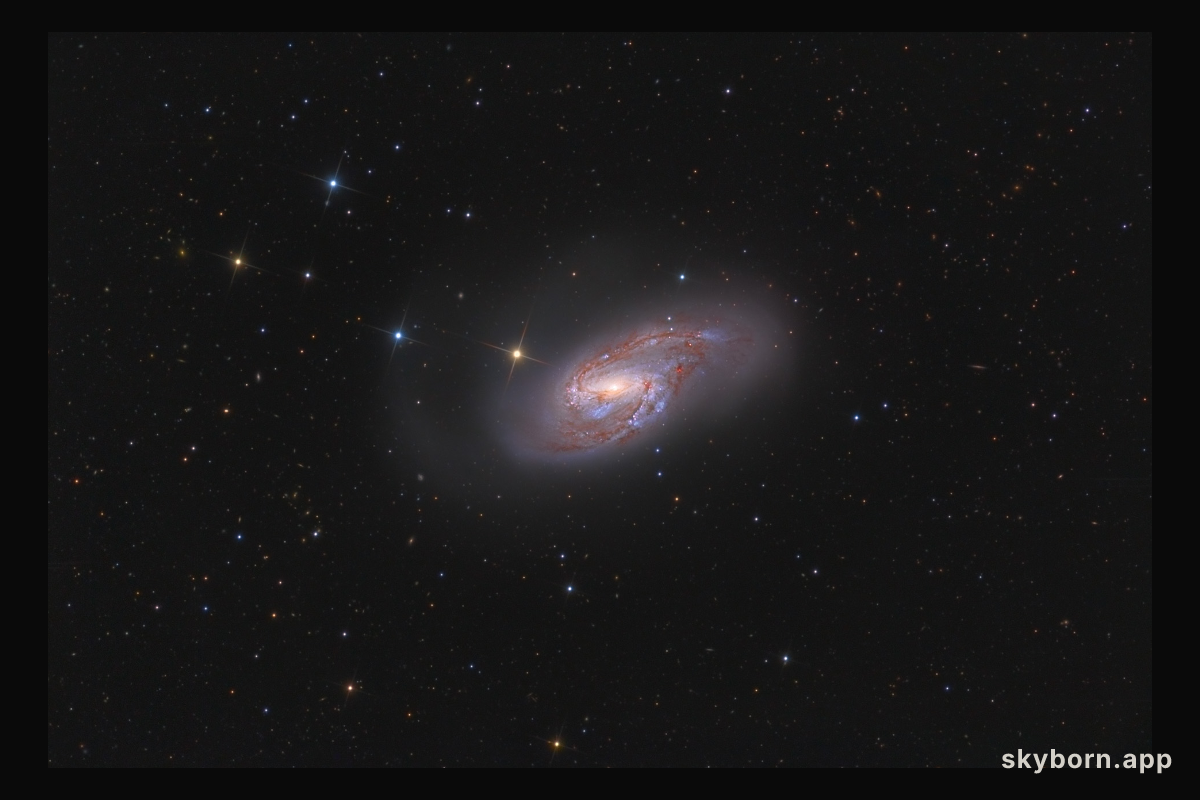 Spiral Galaxy M66