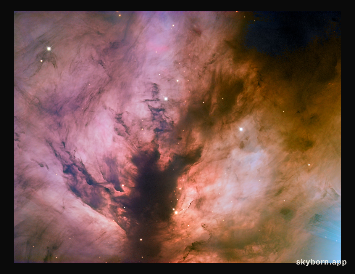 Flame Nebula Close-Up