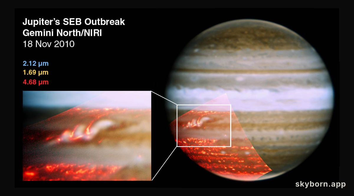 Dark Belt Reappearing on Jupiter