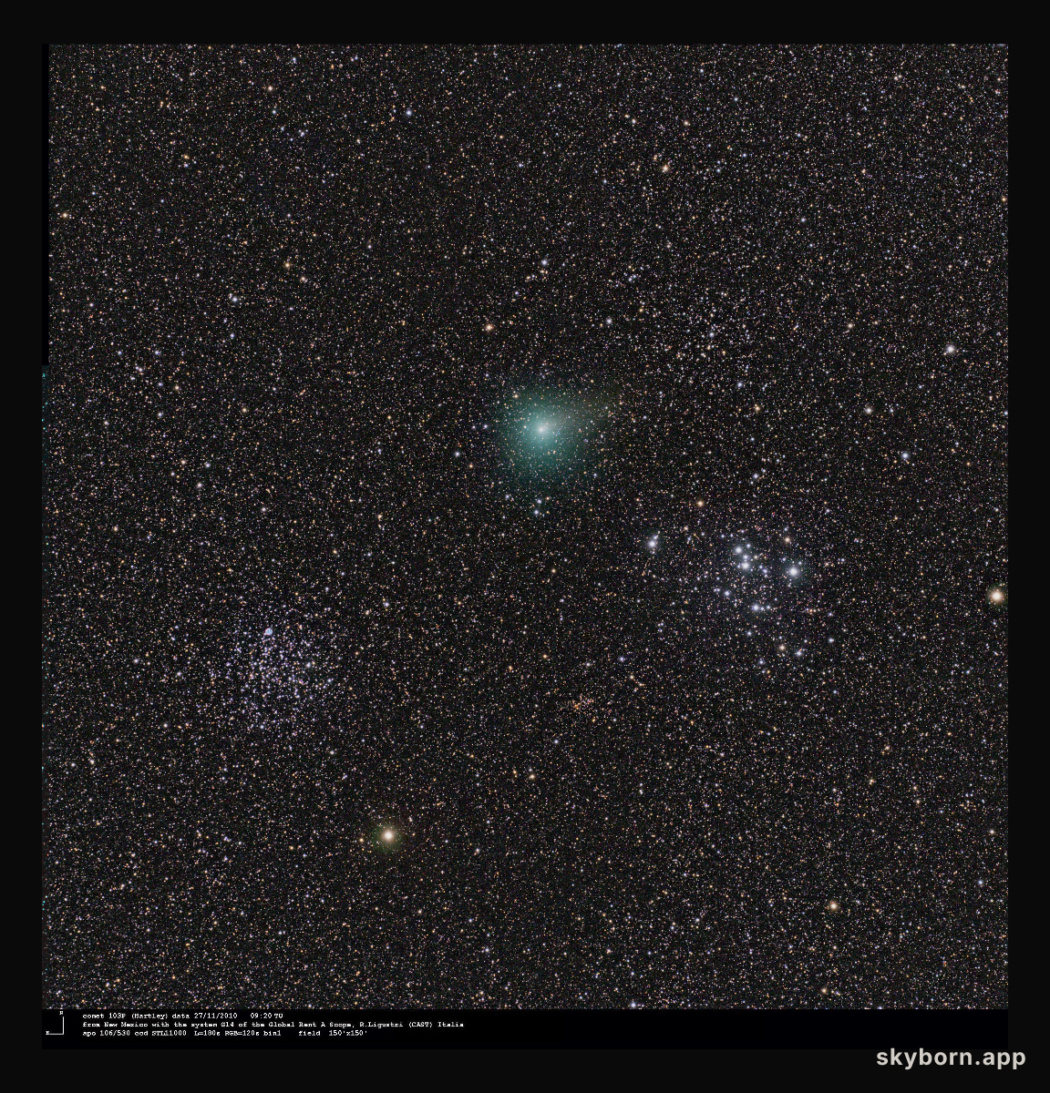 Hartley 2 Star Cluster Tour