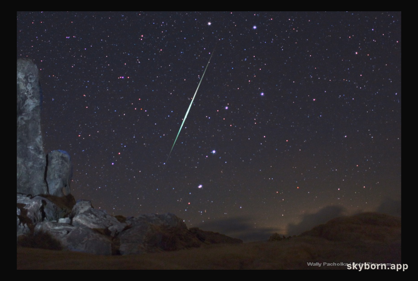 Meteor in the Desert Sky