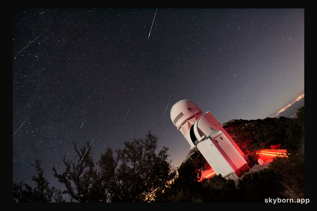 Geminids over Kitt Peak