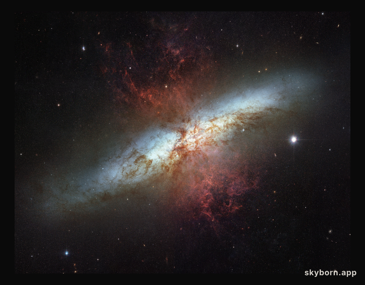 M82: Galaxy with a Supergalactic Wind