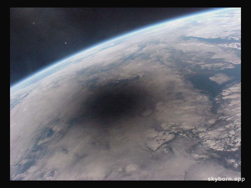 Looking Back at an Eclipsed Earth