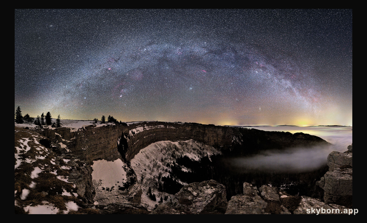 Milky Way Over Switzerland