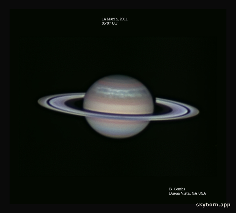 Saturn's Serpent Storm