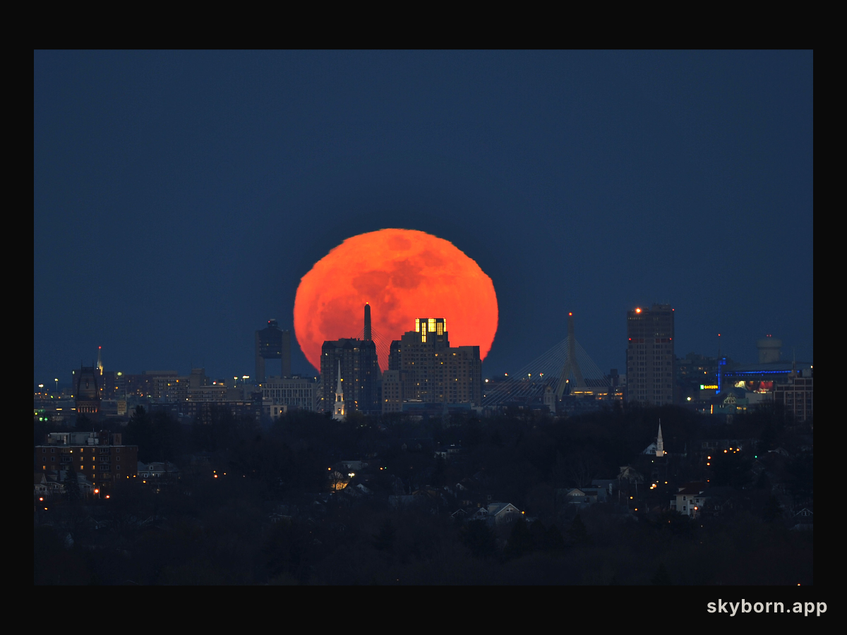 Boston Moonrise