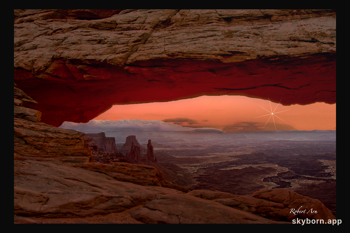 Otherworldly Planet Rise
