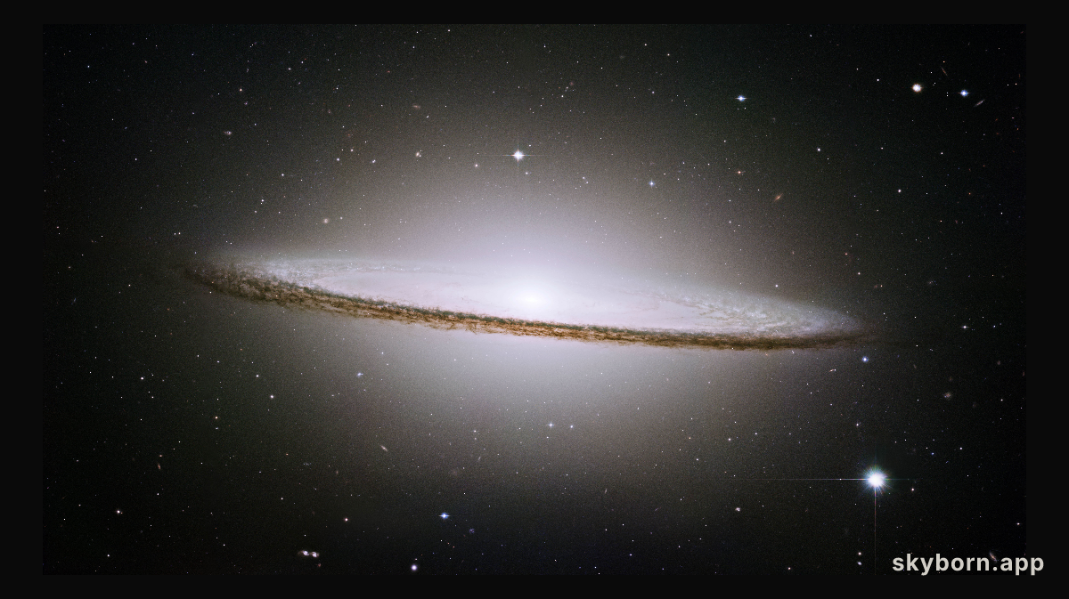 The Sombrero Galaxy from Hubble