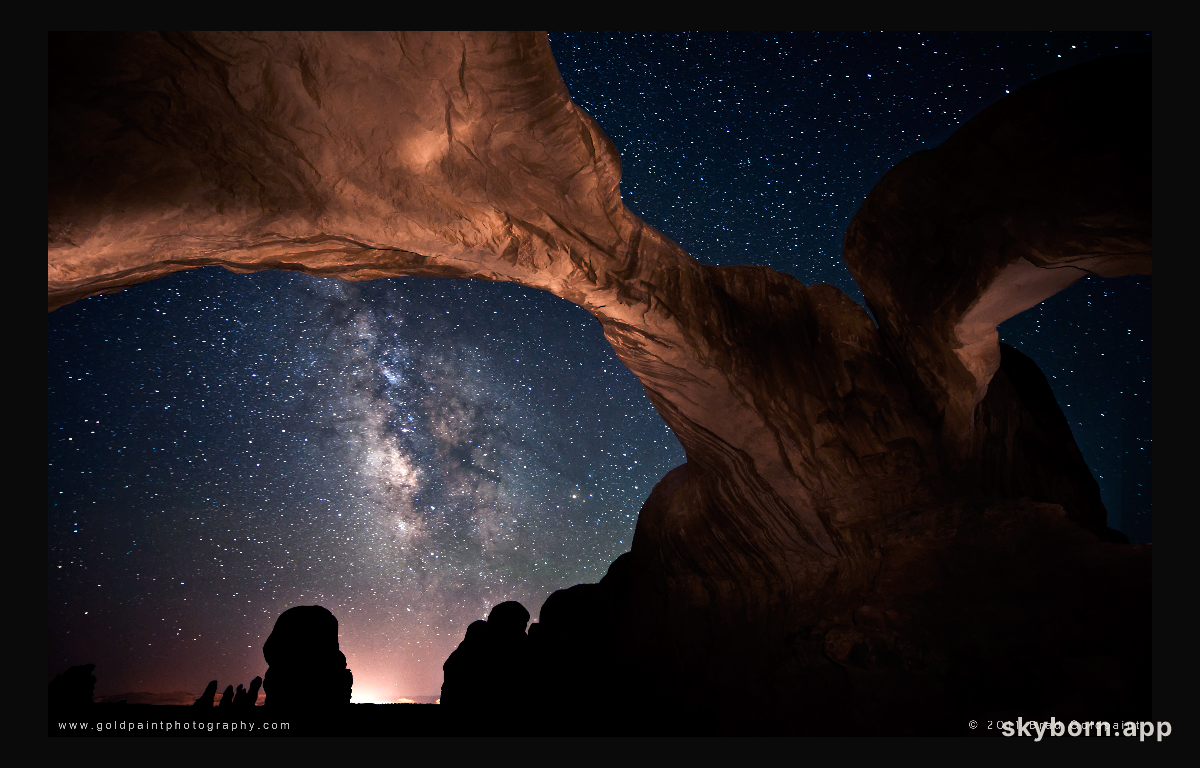 Three Arches Above Utah