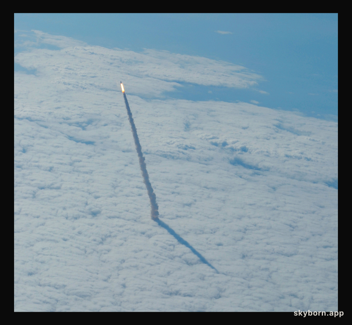 Space Shuttle Rising