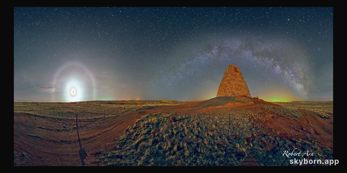 Geometer's Playground Over Wyoming