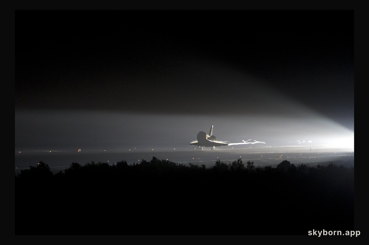 A Last Landing for Space Shuttle Endeavour