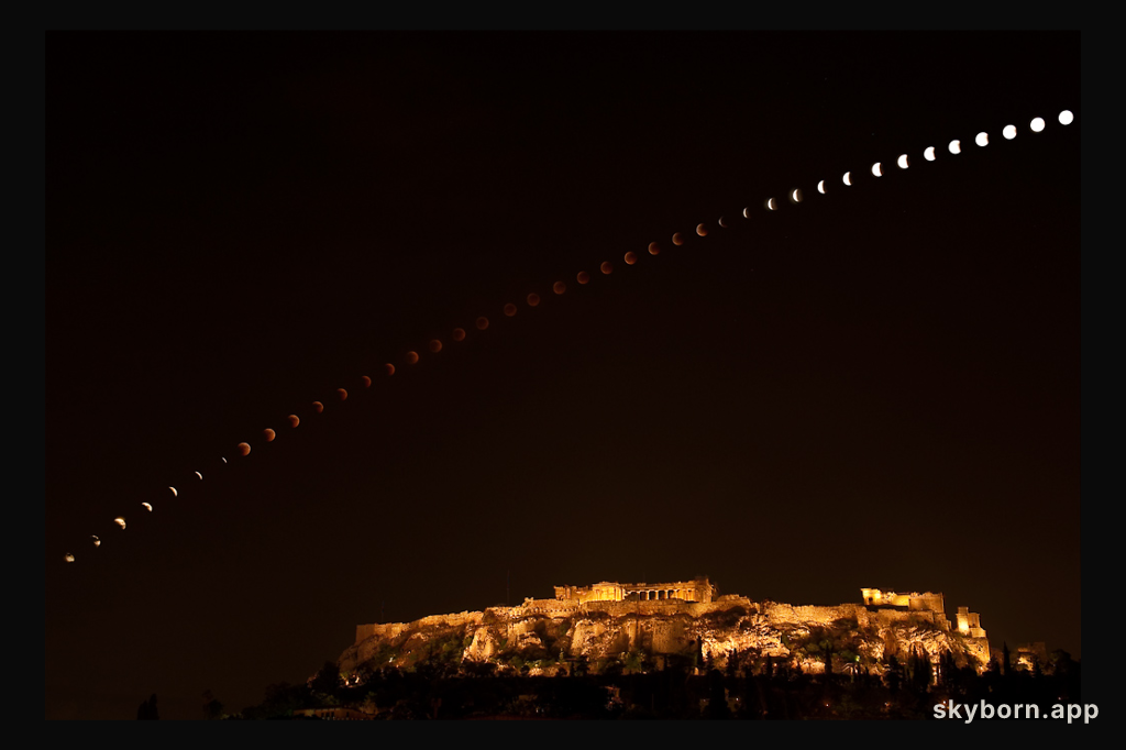 Eclipse over the Acropolis