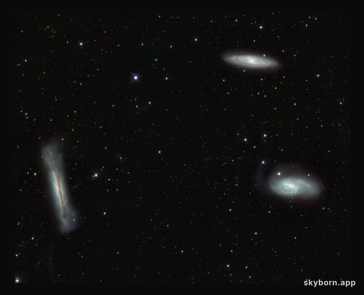 The Leo Triplet Galaxies from VST