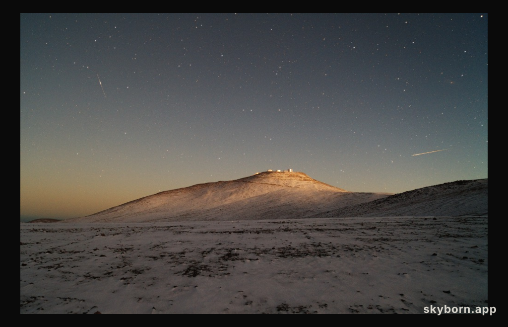 The Snows of Paranal
