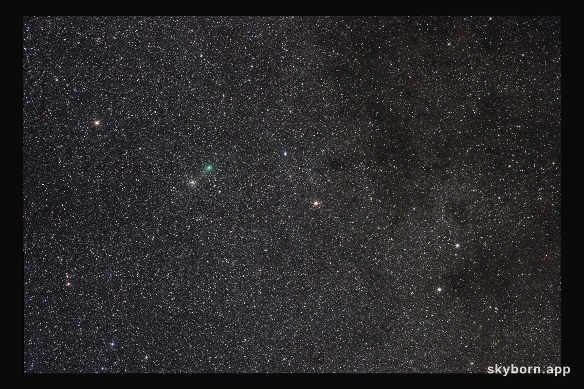 Comet Garradd Passes Ten Thousand Stars