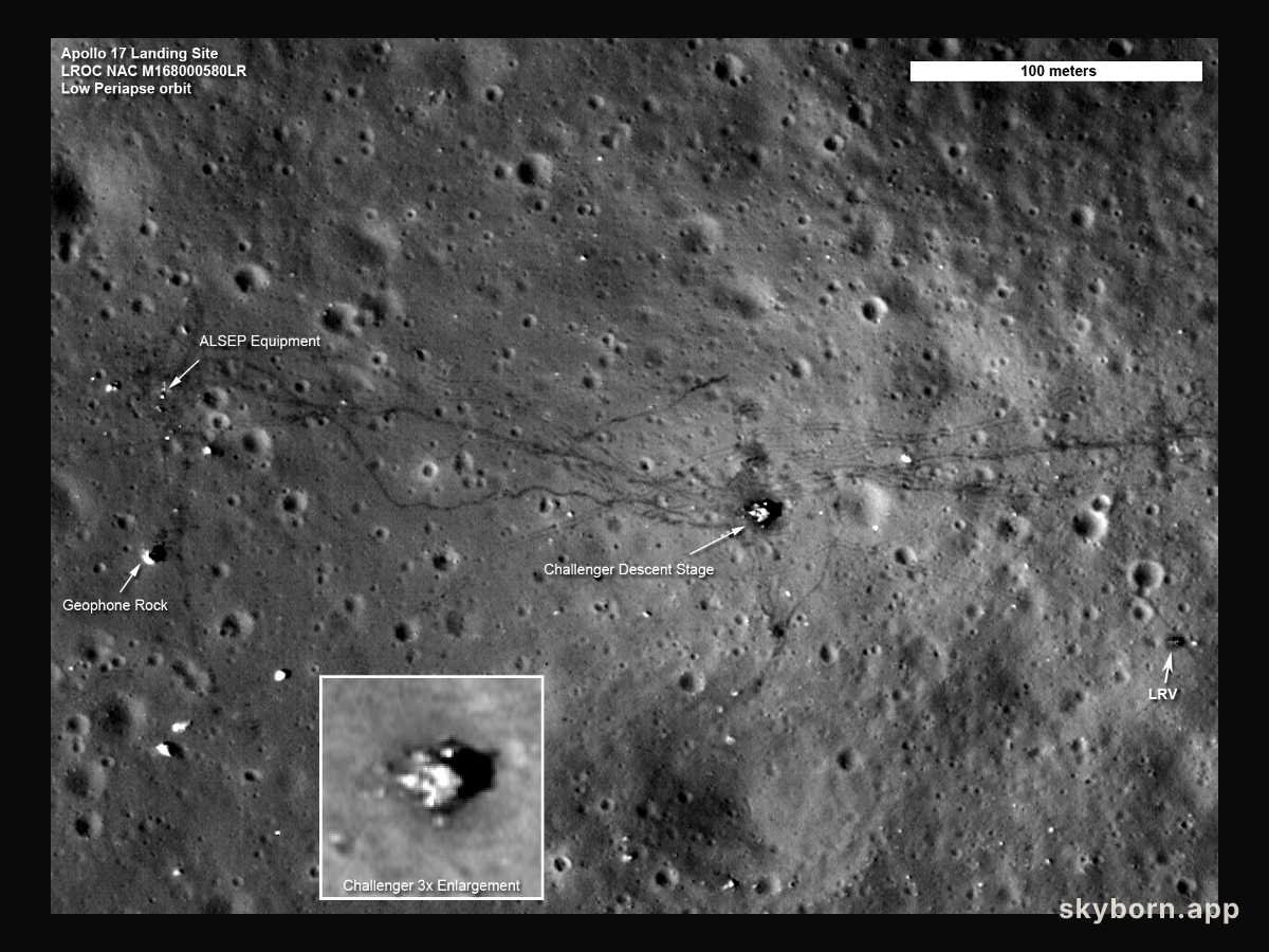 Apollo 17 Site: A Sharper View