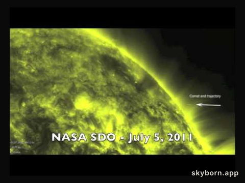 Comet and CME on the Sun