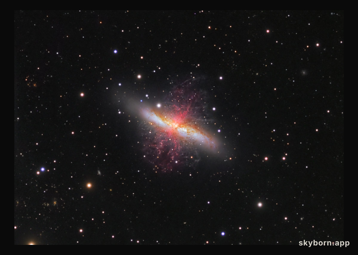 M82: Starburst Galaxy with a Superwind