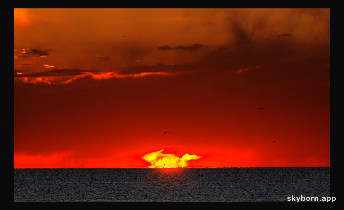 A Strange Sunrise Over Argentina