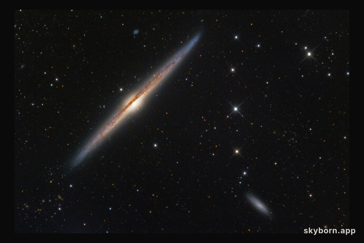 NGC 4565: Galaxy on Edge