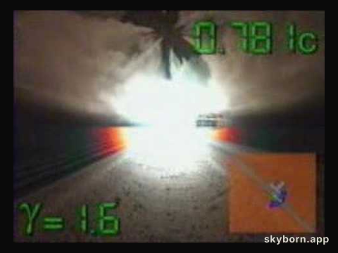 Movie: Approaching Light Speed