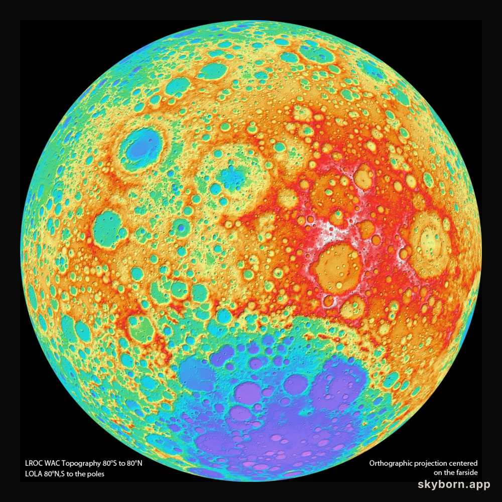 A Colorful Side of the Moon