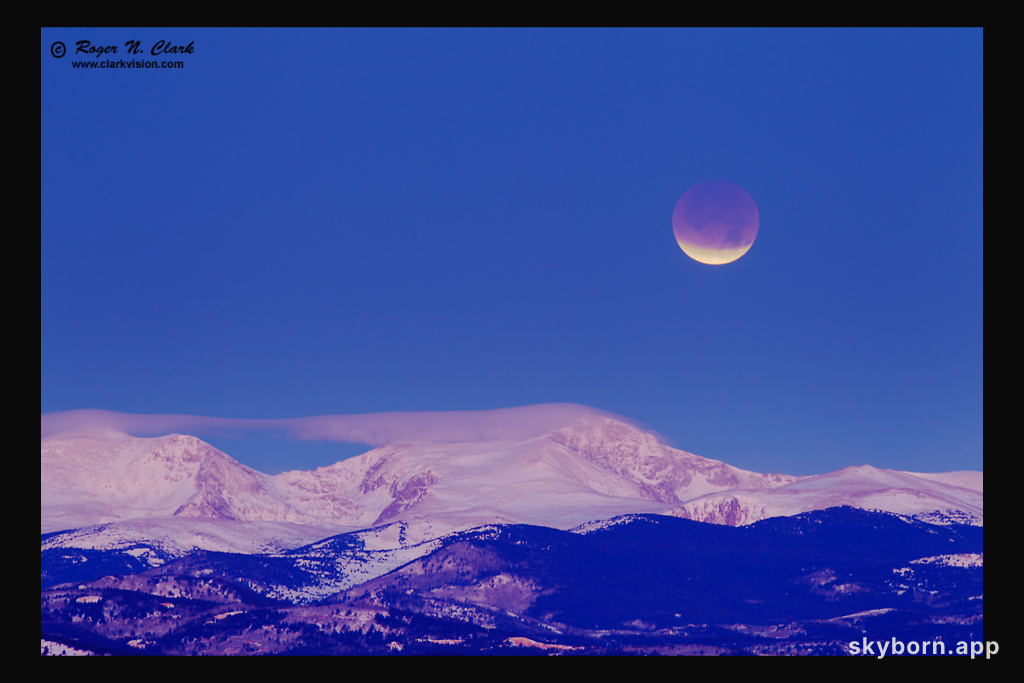 Eclipsed Moon in the Morning
